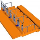 RASTRELLIERA AUTOCATTURA ANTISOFFOCO BOVINI mod.CB010